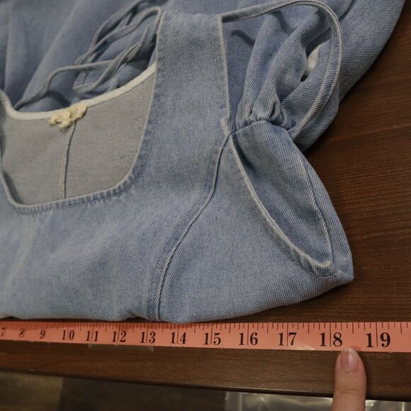 Roolee Light Blue Midi Dress - Picture 15 of 16